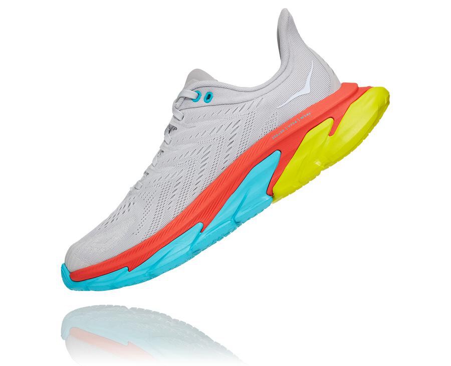 Tenis Hoka One One Hombre Grises - Clifton Edge - ZQSM03415